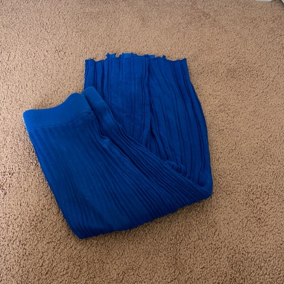 Blue midi skirt - Picture 1 of 4